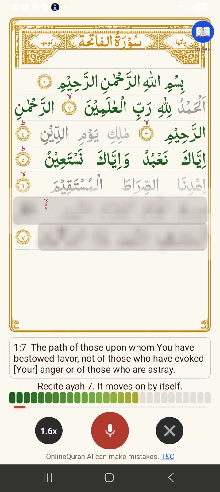 Memorise with AI checking